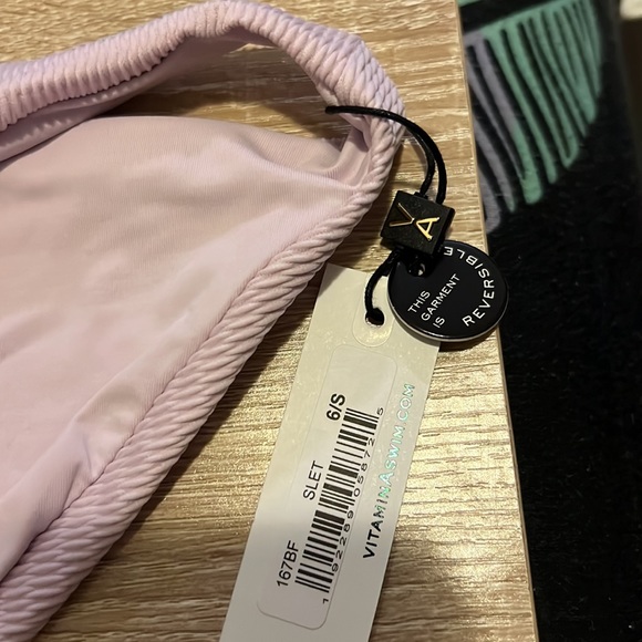 Any 1/$25 - Vitamin A Kaya Red Rib Bikini Bottom - Picture 16 of 16